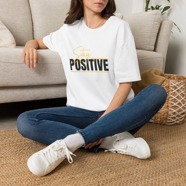 stay positive unisex t shirt — inspirational motivational tee
