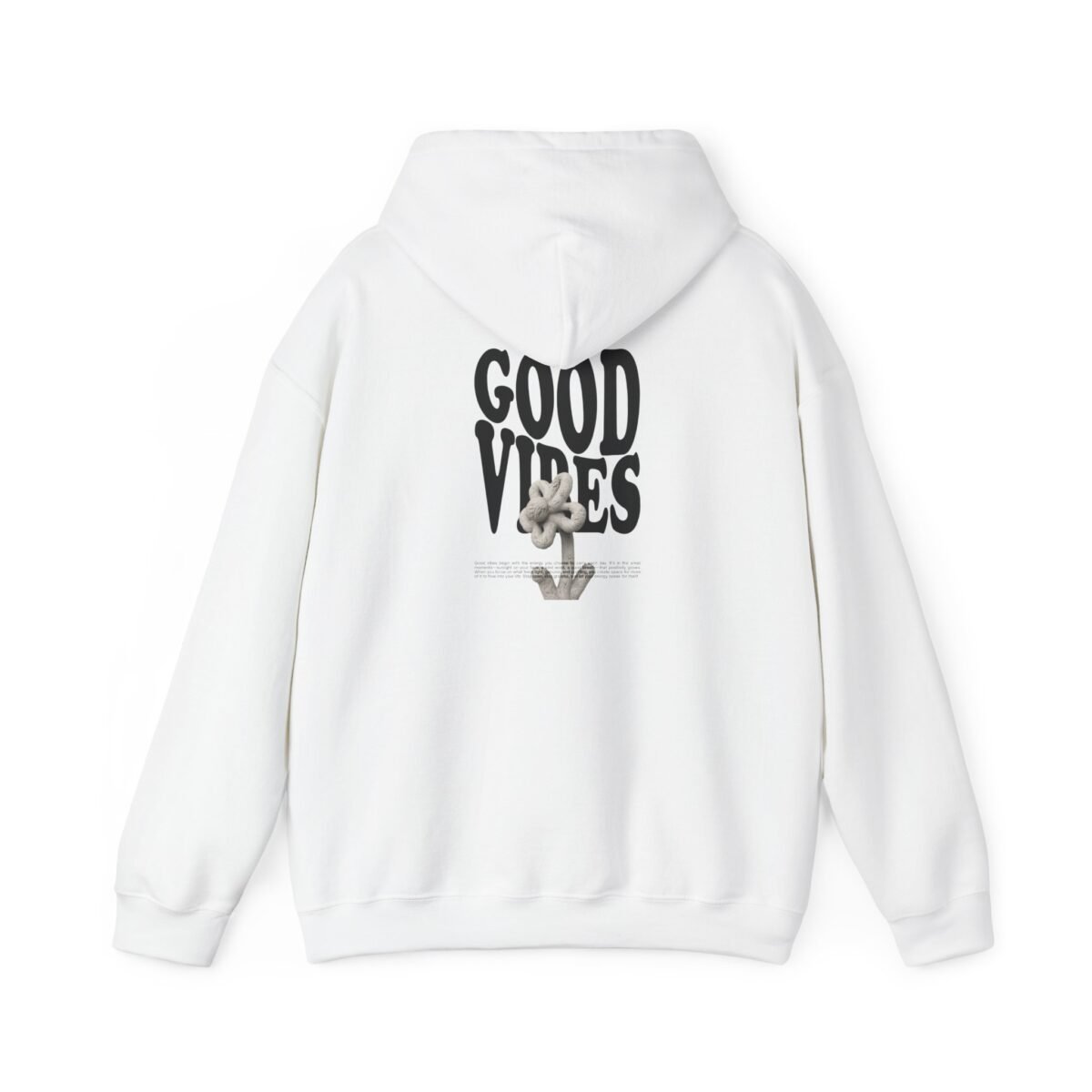 good vibes unisex hoodie — retro surfing graphic pullover