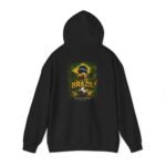 brazil football unisex hoodie – brazilian flag soccer fan pullover