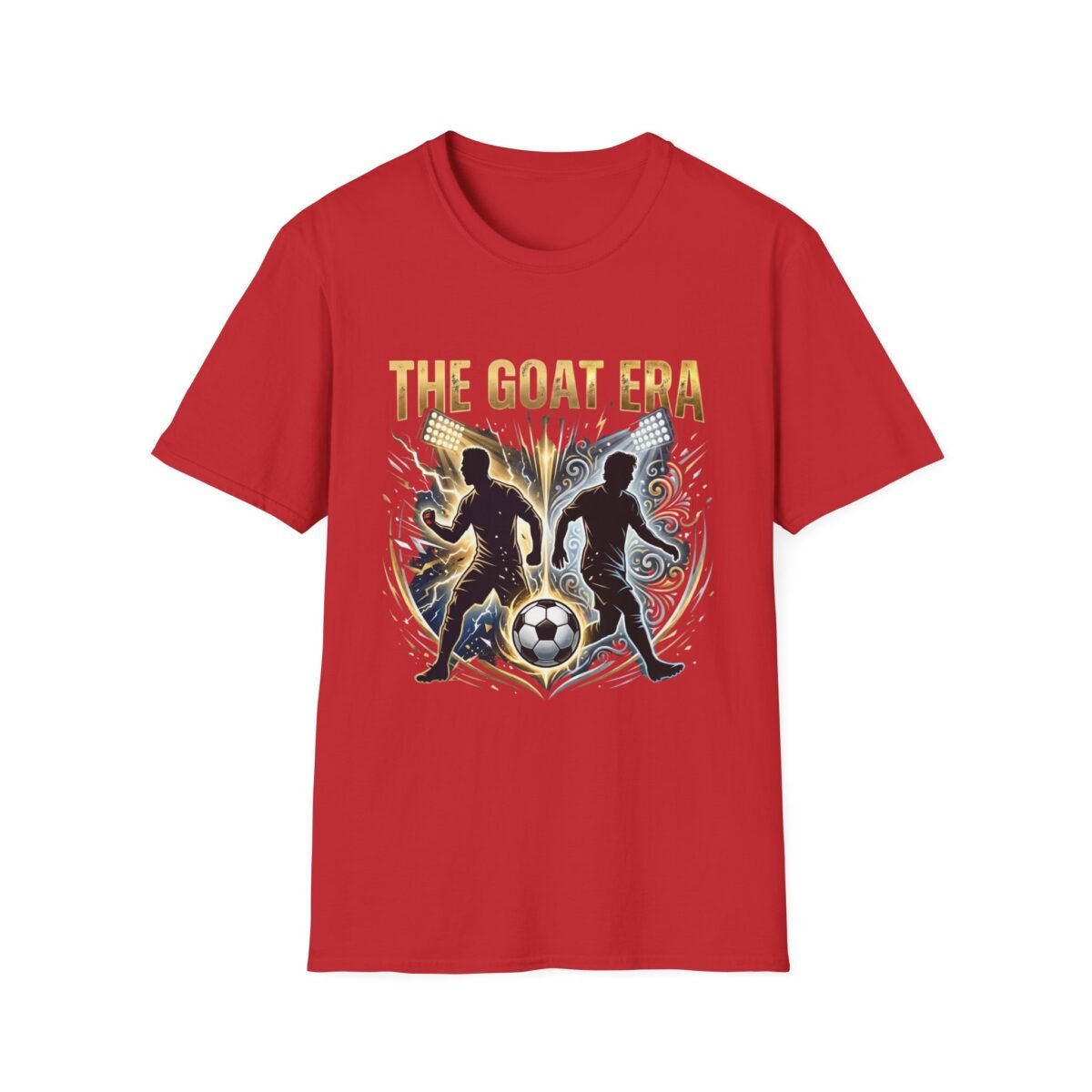 the goat era soccer unisex t shirt — bold football fan tee
