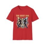 the goat era soccer unisex t shirt — bold football fan tee