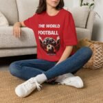 football unisex t shirt — "the world stops for football" summer 2026 fan tee