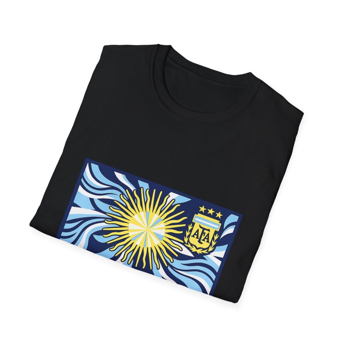 argentina futbol unisex t shirt — sun emblem soccer tee