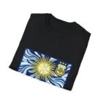 argentina futbol unisex t shirt — sun emblem soccer tee