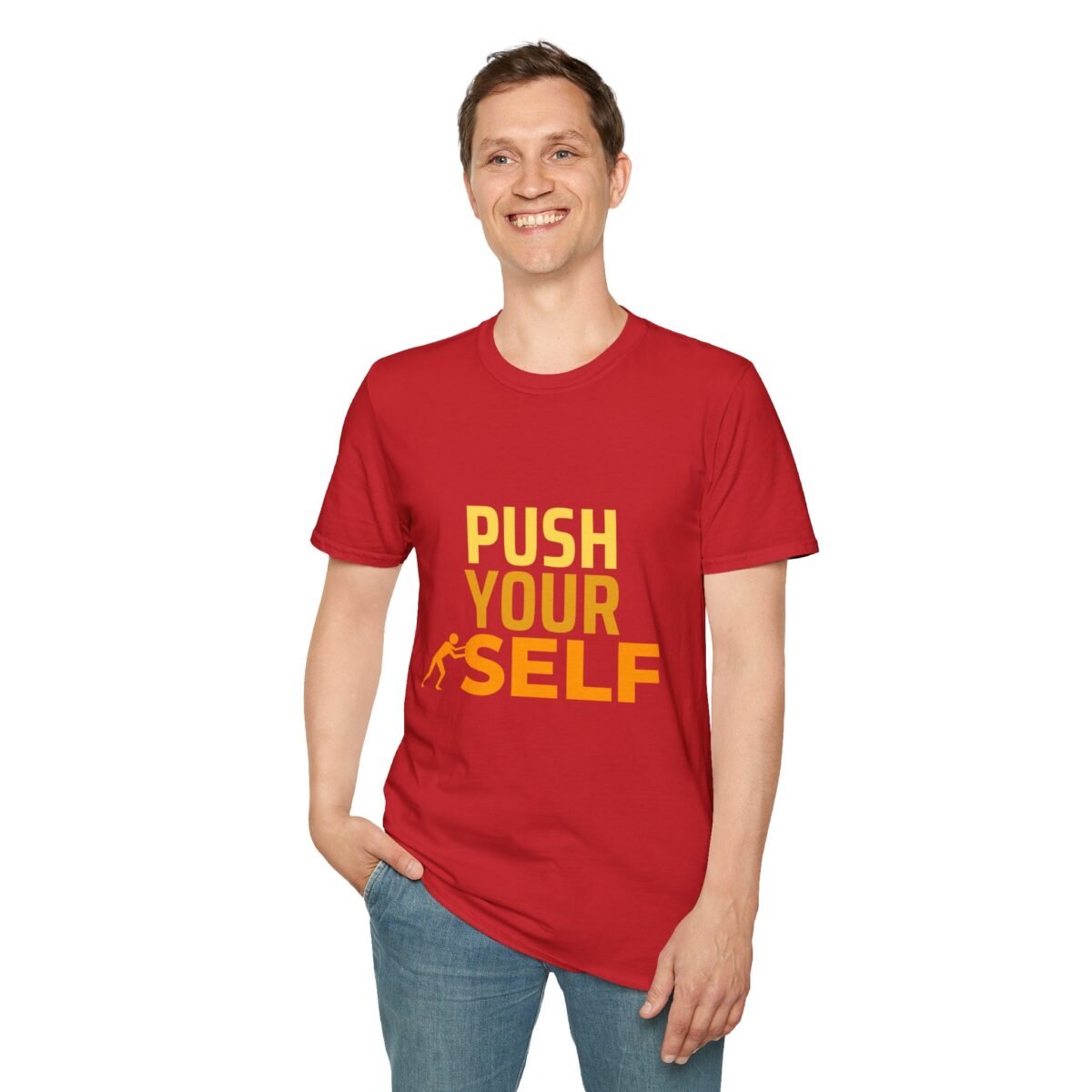 push your self unisex t shirt — motivational fitness tee
