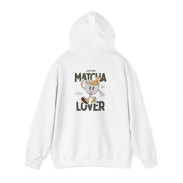 matcha lover unisex hoodie — cute retro matcha cup graphic sweatshirt