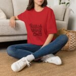 positive vibes only unisex t shirt — retro happy script tee