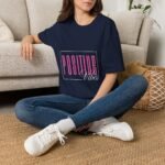 positive vibes unisex t shirt — retro pink box graphic tee