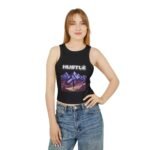 hustle mountain racer tank — women's athletic crop tank top