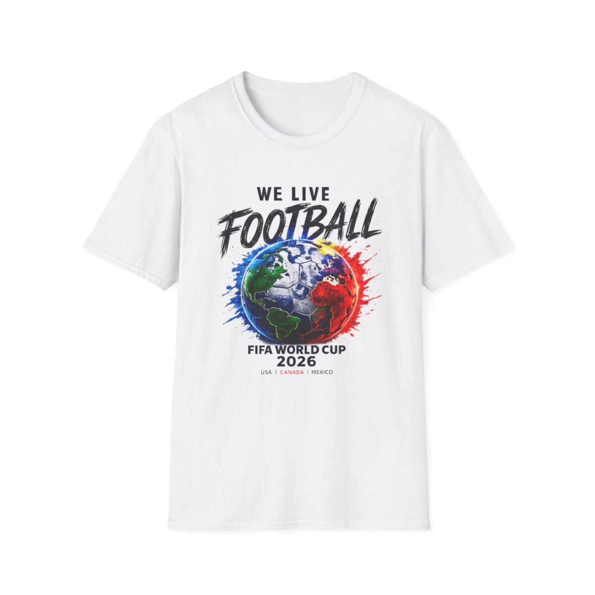 we live football world cup unisex t shirt
