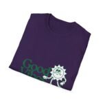 good vibes sun unisex t shirt — retro green positive graphic tee
