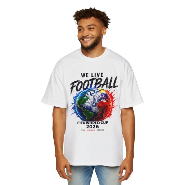 we live football world cup 2026 men's oversized t shirt