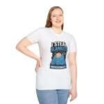 i steal blankets unisex t shirt — funny cozy blanket thief graphic tee