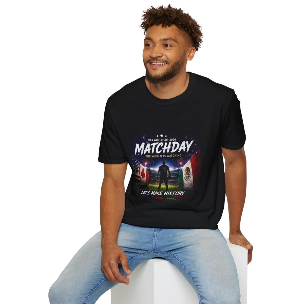 matchday soccer unisex t shirt — fifa world cup 2026 "the world is watching"