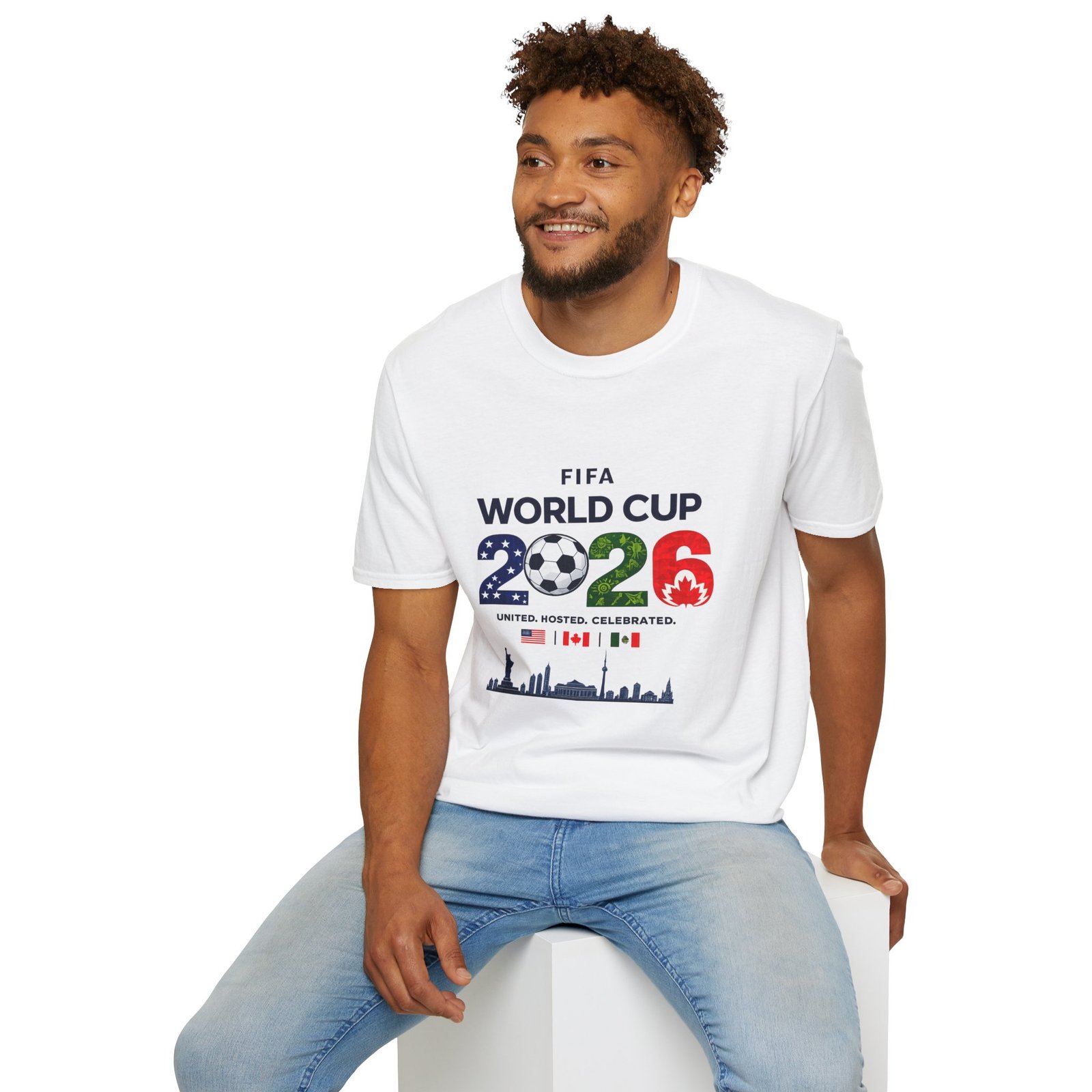 world cup 2026 unisex t shirt – fifa 2026 soccer celebration tee