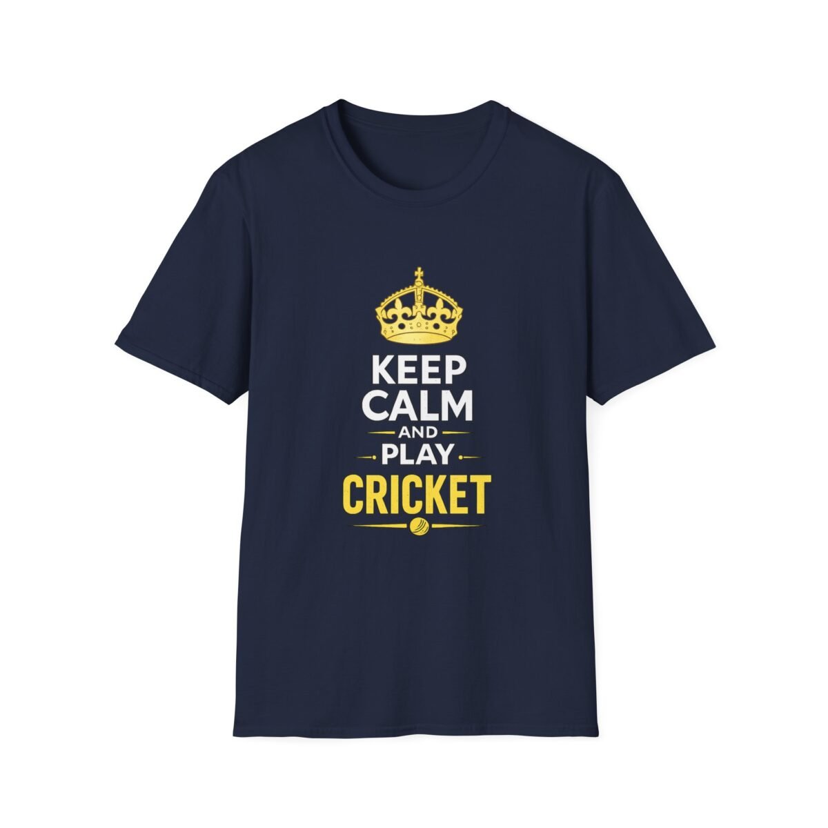 keep calm and play cricket unisex t shirt — cricket fan tee
