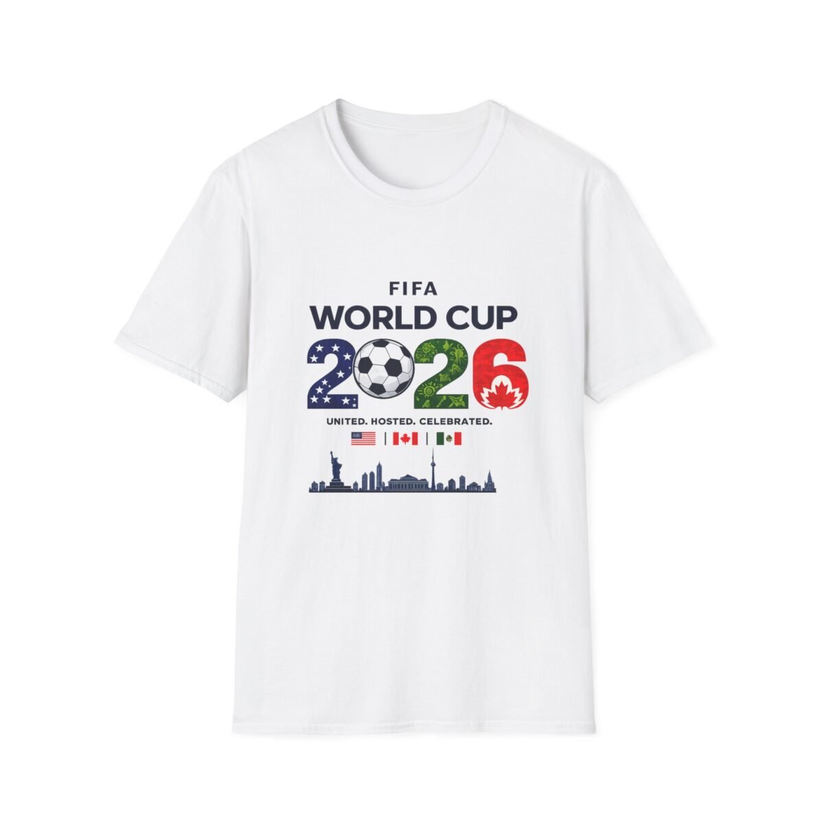 world cup 2026 unisex t shirt – fifa 2026 soccer celebration tee
