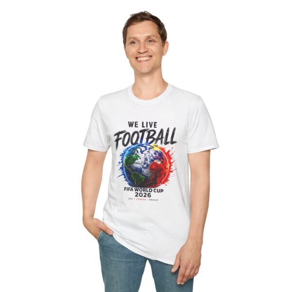 we live football world cup unisex t shirt