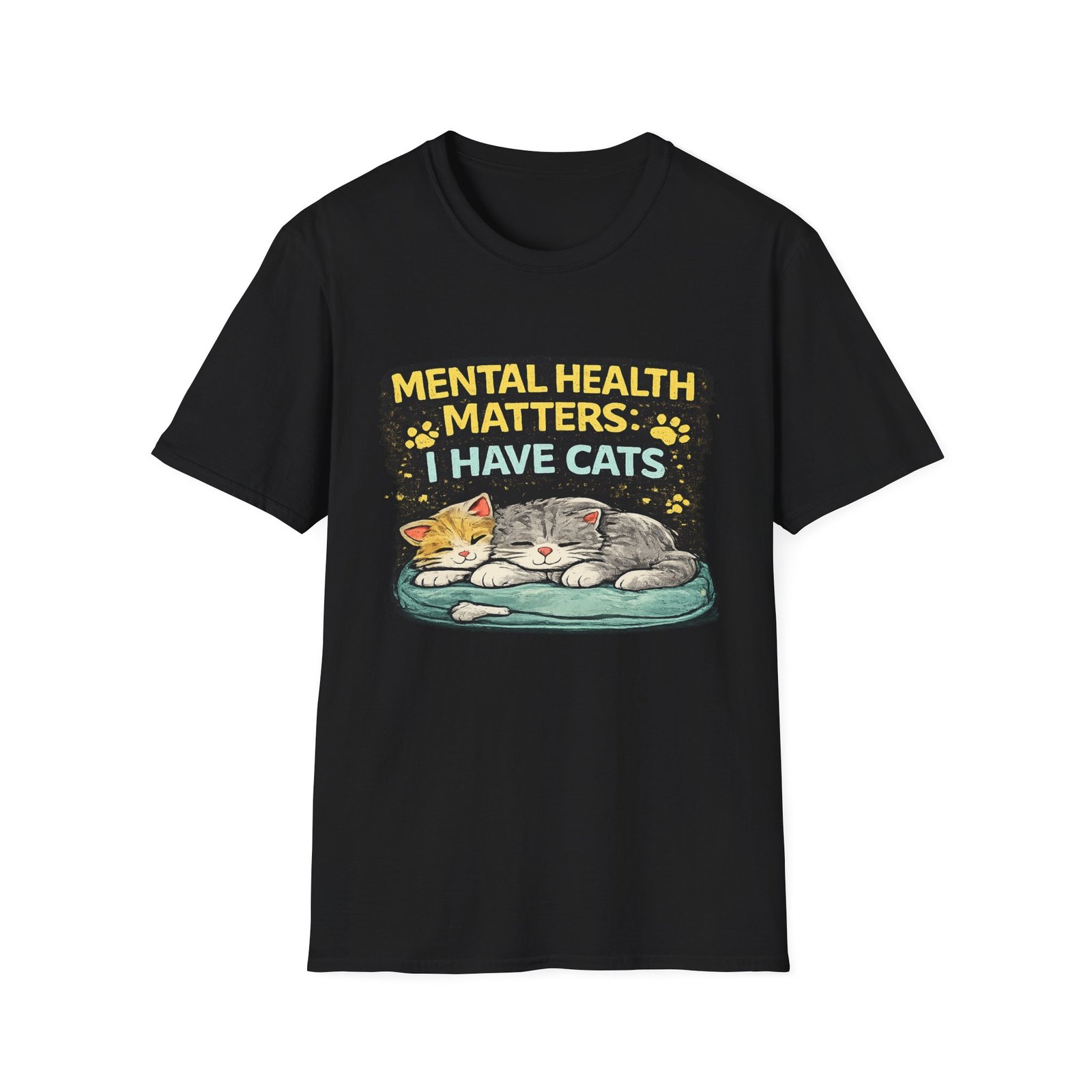 mental health matters: i have cats unisex t shirt