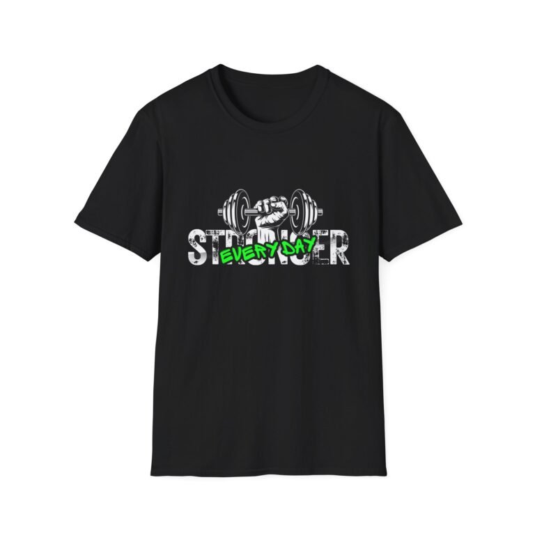 strength every day unisex t shirt — gym weightlifting workout tee