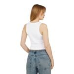 racer tank — 'the machine' vintage motorcycle graphic women's crop tank top