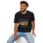 king of the jungle men t shirt — tiger graphic tee