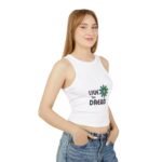 live the dream floral racerback women tank crop top