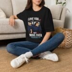 unisex t‑shirt — "love you… but move over" couples sleep humor tee