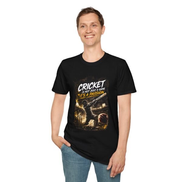 cricket is not just a game unisex t shirt — "it's a passion" cricket fan tee