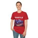hustle mountain unisex t shirt — motivational adventure graphic tee
