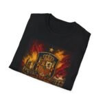 spain football crest unisex t‑shirt — spanish flag & royal coat of arms soccer tee
