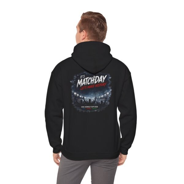 matchday soccer unisex hoodie – "it's matchday, let's make history" world cup fan pullover