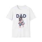 super dad unisex t shirt — father & child hug graphic tee, father’s day gift
