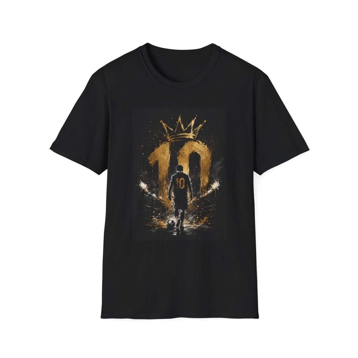 10 king crown graphic unisex t shirt — bold anniversary/tribute tee