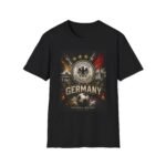 germany football unisex t shirt – deutscher fussball bund retro crest tee