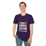 stay inspired tee — "stay inspired every step creating" motivational graphic unisex t shirt