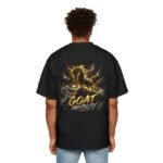 goat mentality tee — men's oversized graphic t‑shirt