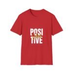 positive vibes unisex t shirt — bold graphic "positive" tee