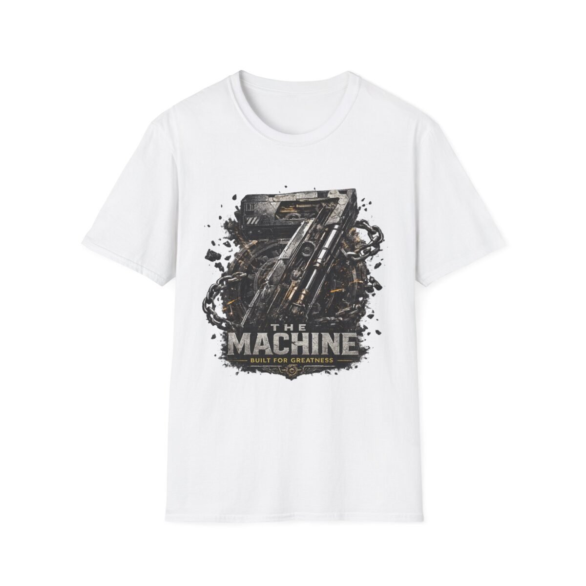 unisex t shirt — the machine vintage engine graphic tee
