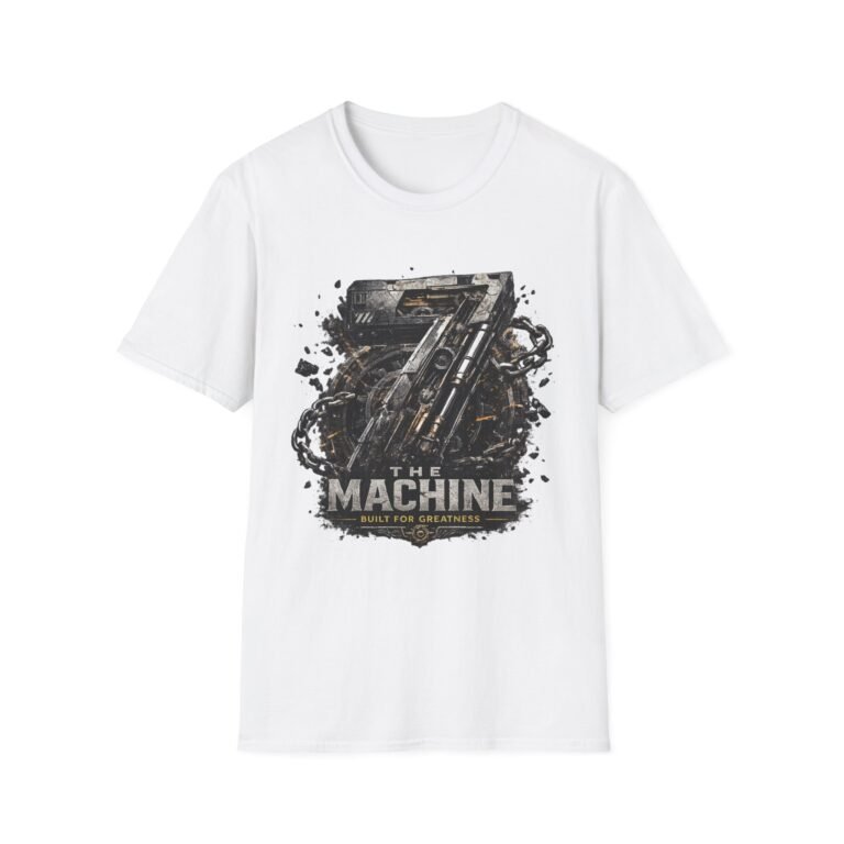 unisex t shirt — the machine vintage engine graphic tee