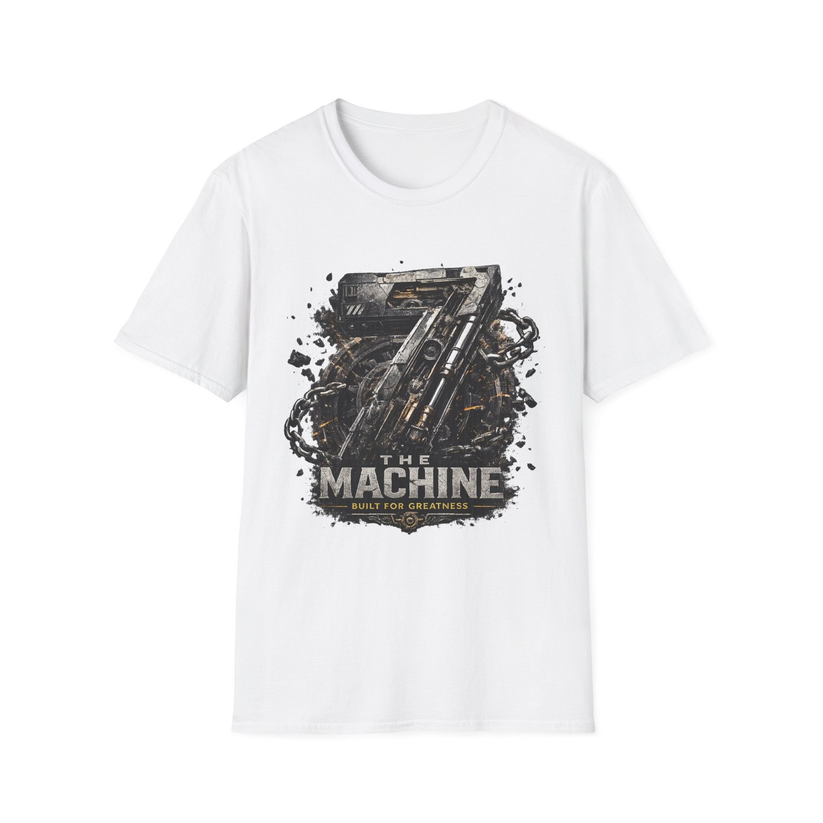 unisex t shirt — the machine vintage engine graphic tee