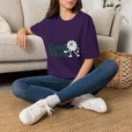 good vibes sun unisex t shirt — retro green positive graphic tee