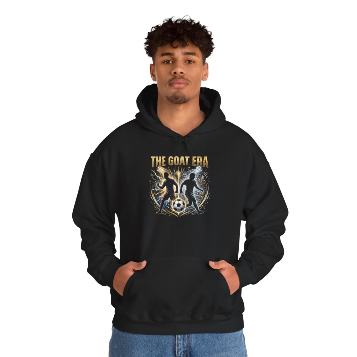 goat era soccer unisex hoodie — the goat era football sweatshirt