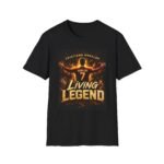 cristiano ronaldo 'living legend' unisex t shirt — soccer fan jersey