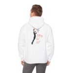 unisex hoodie nothing but net basketball hoop silhouette pullover