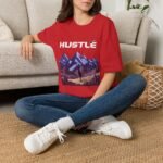 hustle mountain unisex t shirt — motivational adventure graphic tee