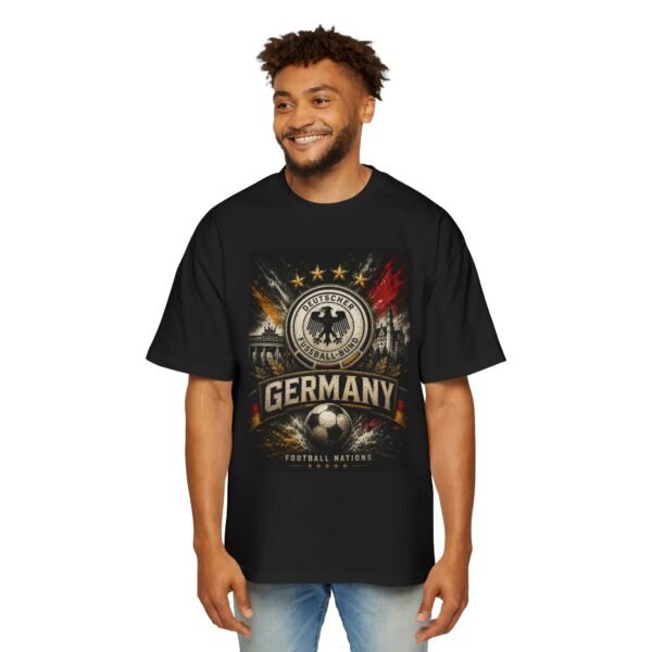 germany football tee – vintage soccer emblem men’s oversized t shirt