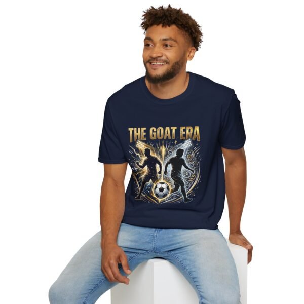 the goat era soccer unisex t shirt — bold football fan tee