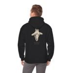 goat graphic unisex hoodie – “i’m literally just a goat” cute farm animal sweatshirt