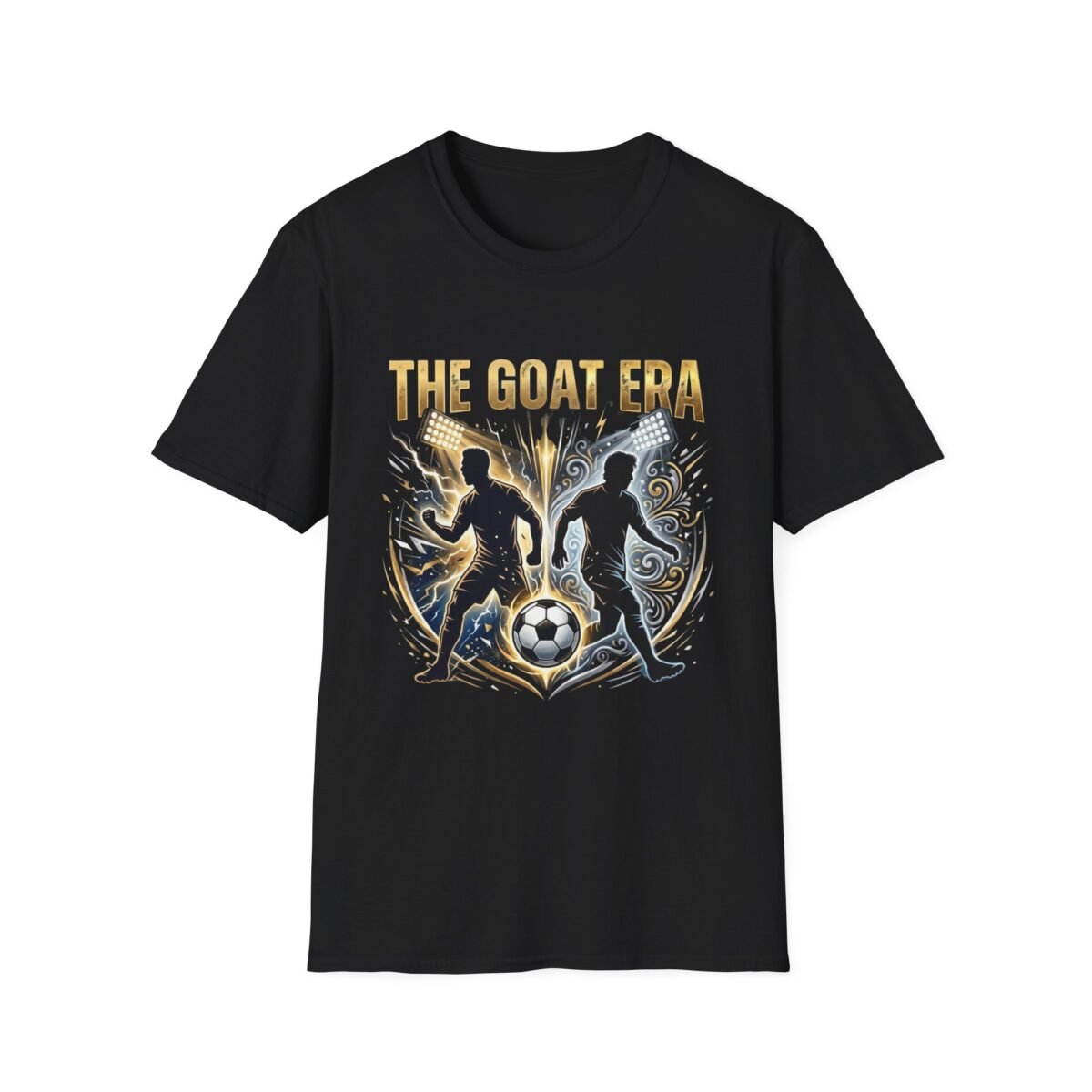 the goat era soccer unisex t shirt — bold football fan tee